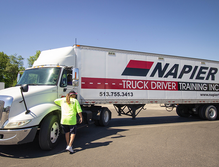 Image of Napier Truck and instructor